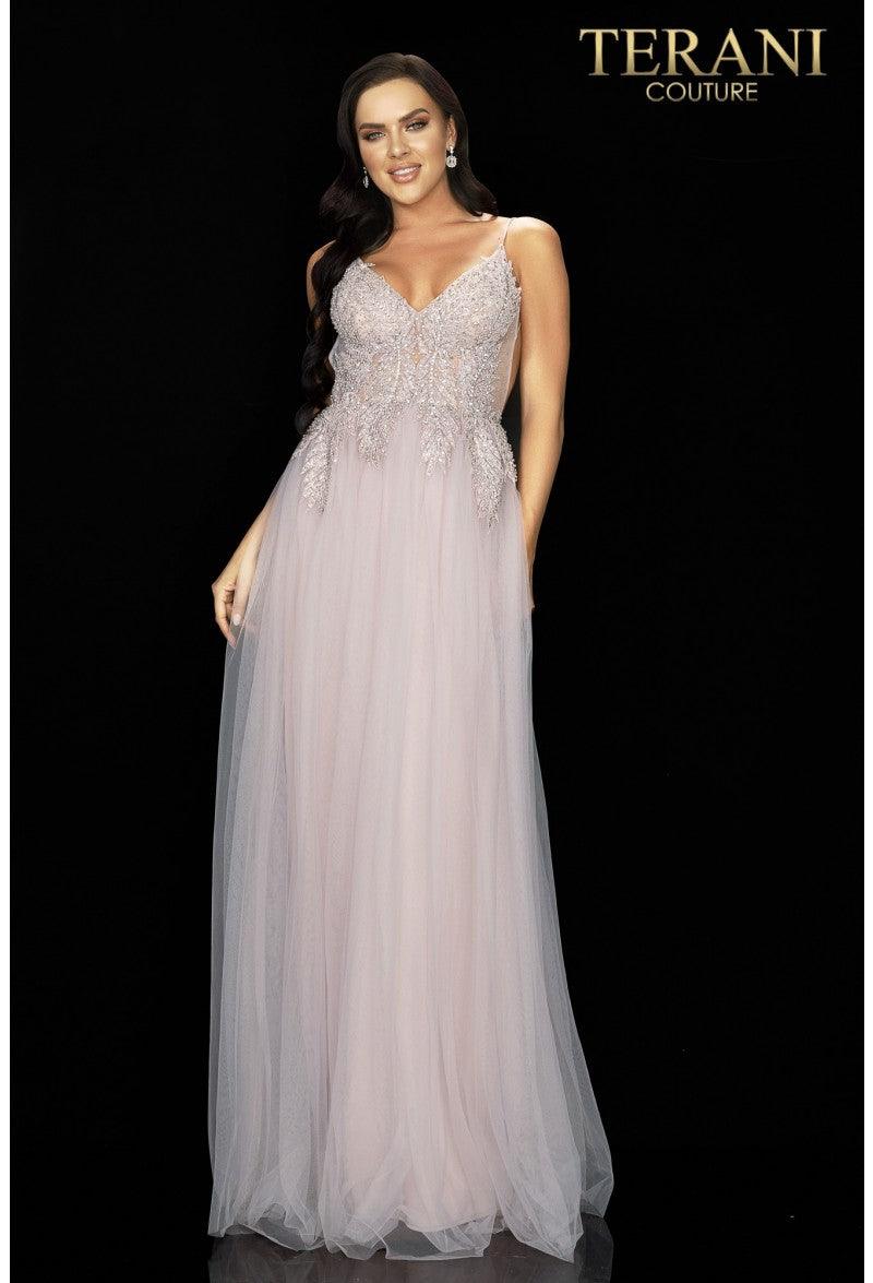 Lilac Terani Couture 2011P1107 Long Prom Formal Dress for $539.0 – The ...