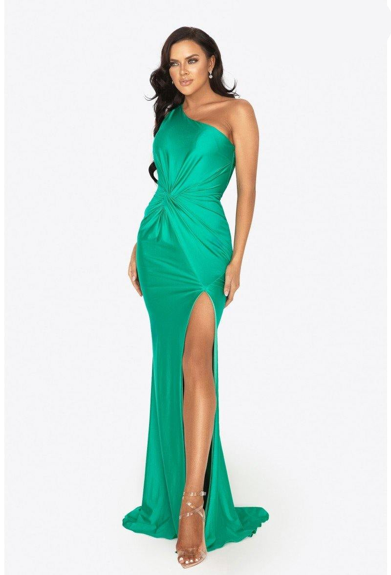 Terani Couture One Shoulder Long Prom Dress 2011P1066 - The Dress Outlet