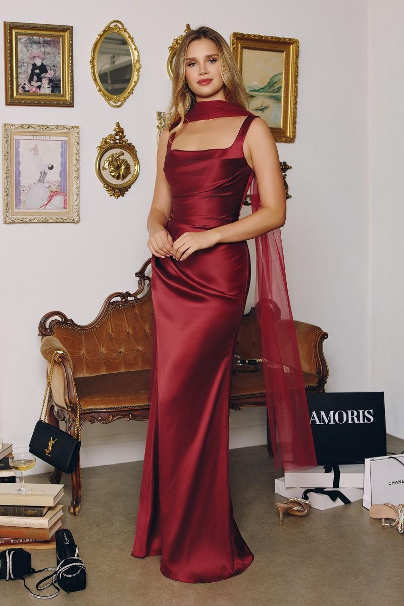 The Burgundy Dress: Red’s More Sophisticated Relative