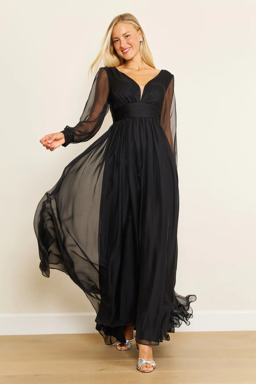 Blush Cinderella Divine CD0192 Long Sleeve Evening Formal Dress