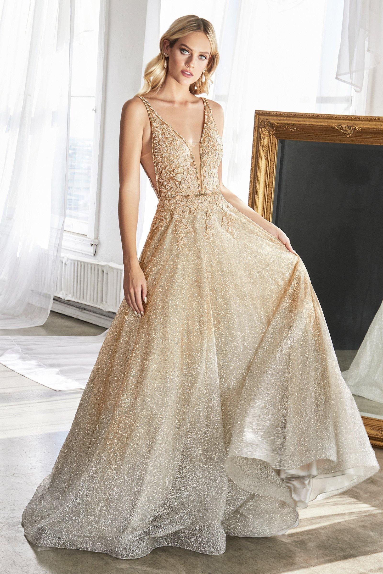 Gold Bridesmaid Dresses 