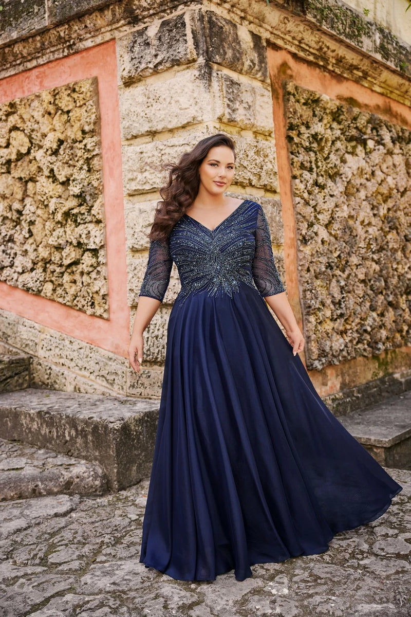 Formal Gown Navy Blue Dress Size 14 Tea Length Maxi Dress Empire Line Mother Of The Formal Gown Navy Blue Dress Size 14 Tea Length Maxi Dress Empire Line Mother Of The