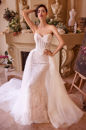 Wedding Dresses with Detachable Skirt