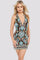 Cocktail Dresses Short Beaded Sequin Cocktail Dress Black Multi
