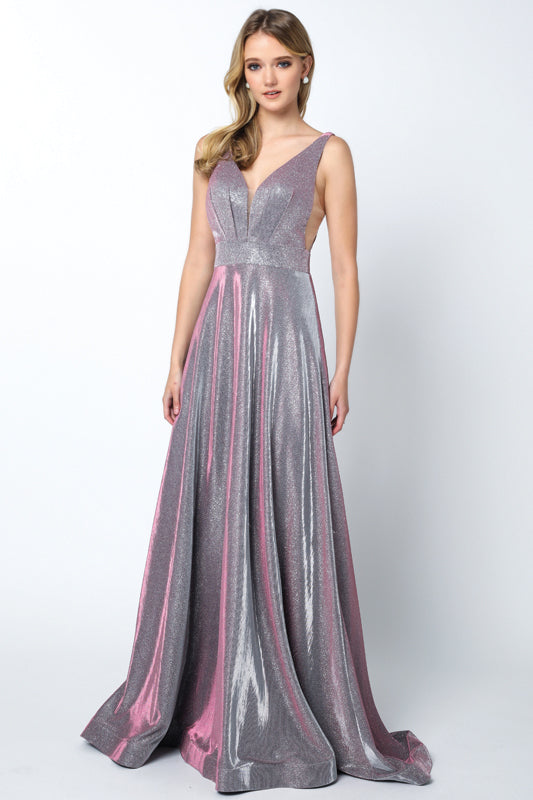 Prom Dresses Prom Long Formal Glitter Dress Magenta Mauve