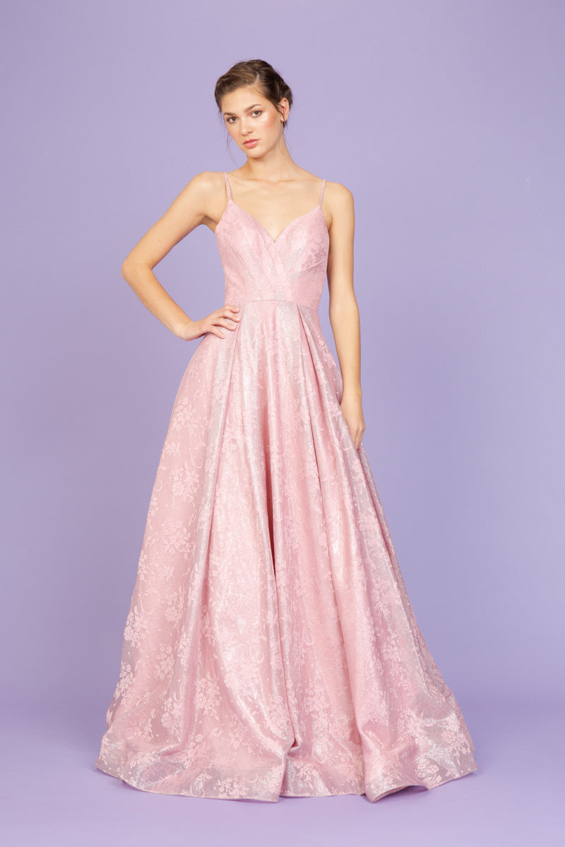 Prom Dresses Long Pleated Formal Prom Dress Eureka Fashion 9001 Dusty Rose