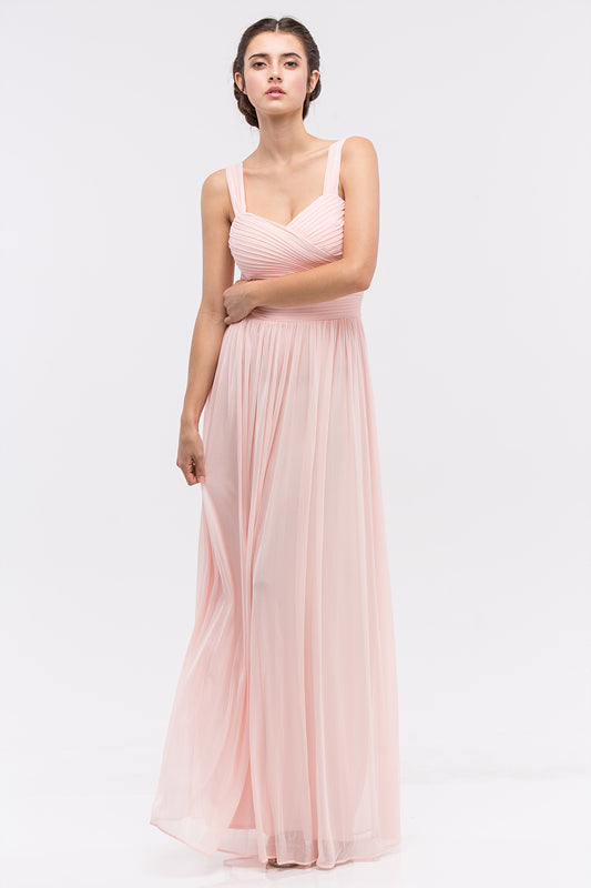 Sweetheart Floor-Length Chiffon Formal A-Line Eureka Fashion 5101