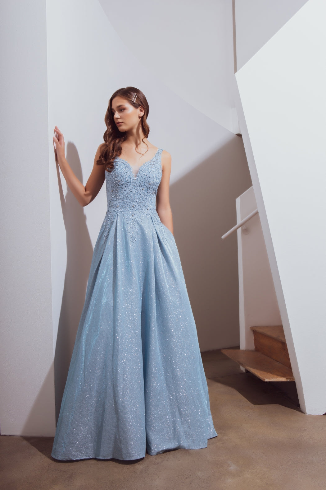 green emerald velvet dress Long Formal Prom A Line Dress Eureka Fashion 9606 – The Dress Outlet