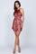 Homecoming Dresses Short Fitted Homecoming Cocktail Dress Burgundy
