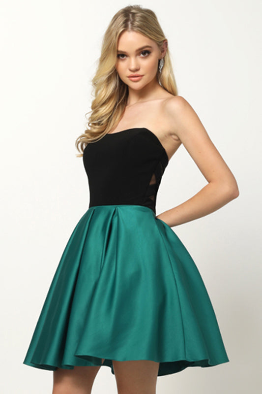 Homecoming Dresses Short A Line Homecoming Cocktail Dress Green