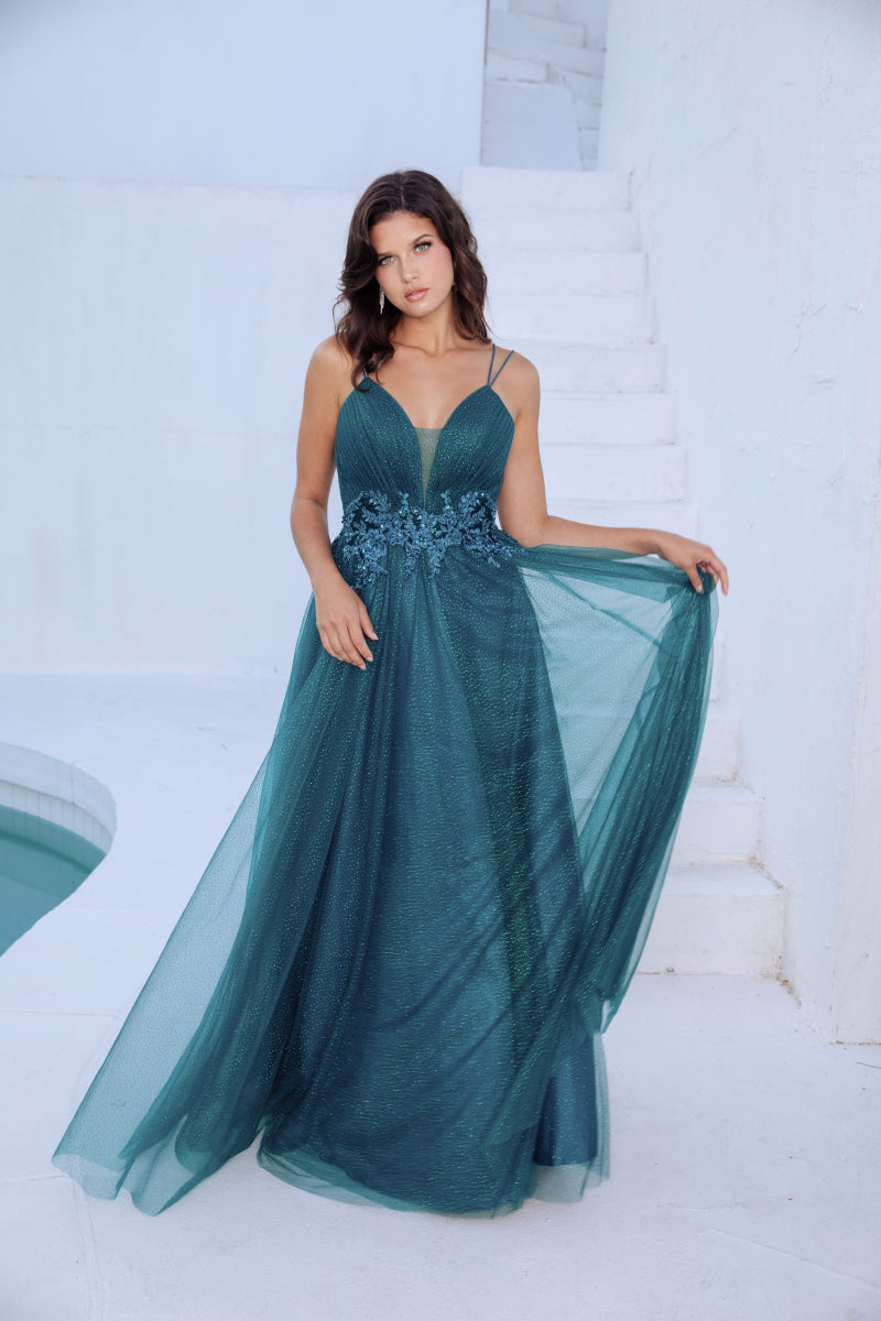 Prom Dresses Long Glitter Formal Prom Dress Eureka Fashion 9797 Emerald Green