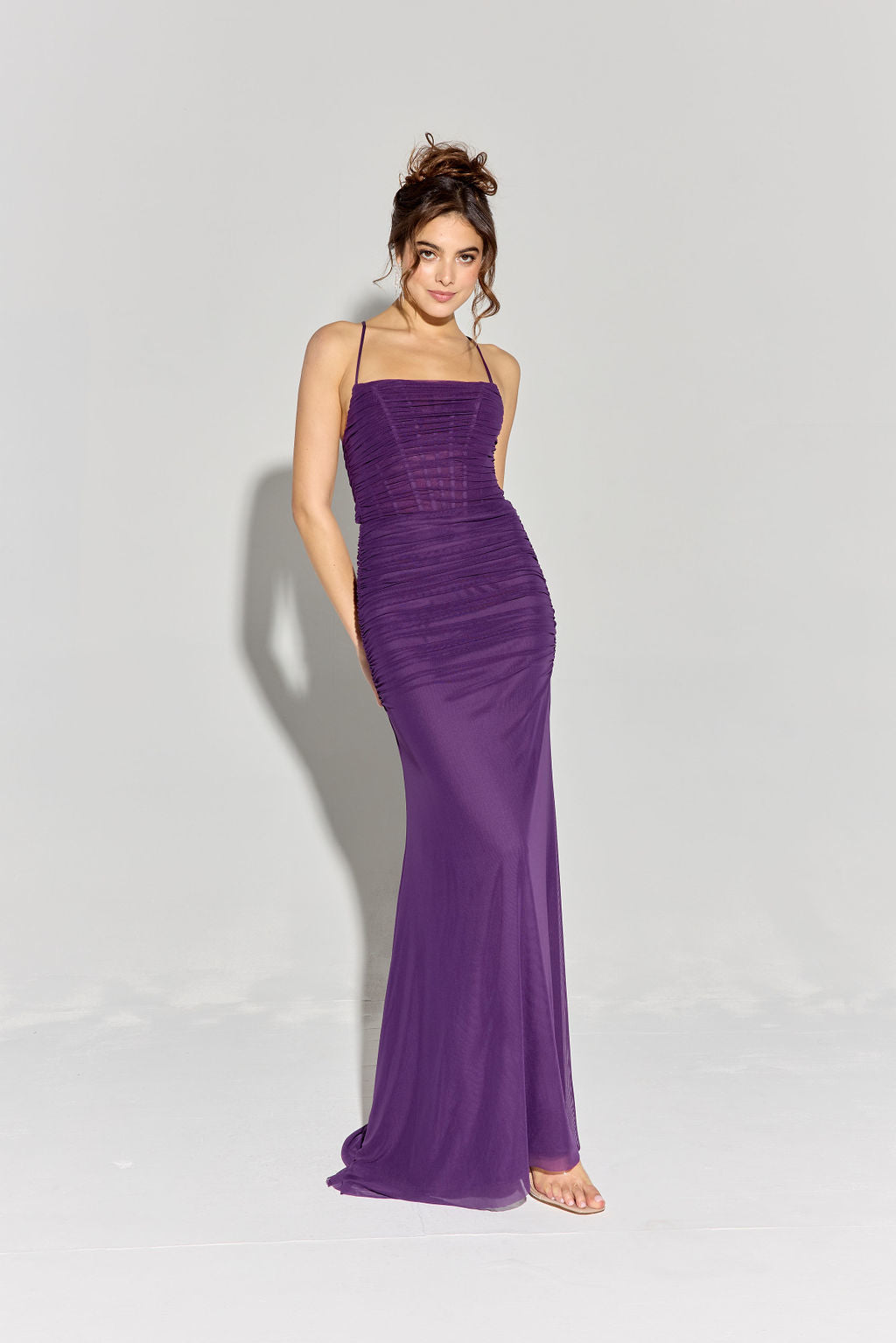 Prom Dresses Fitted Long Formal Evening Prom Dress Eureka Fashion EK177 Purple