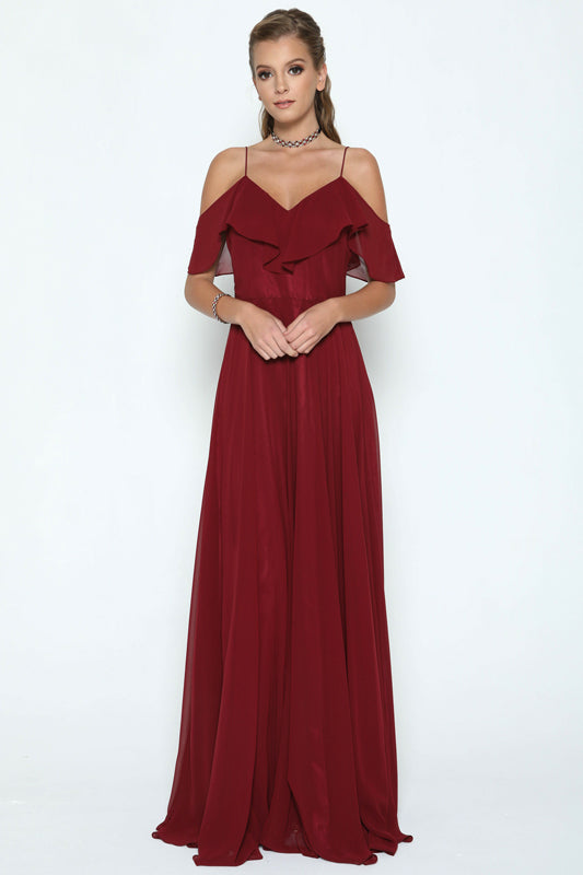 Juliet 671 A Line Long Formal Prom Dress