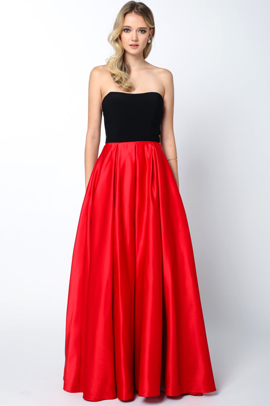 Juliet 694 Long Ball Gown Formal Prom Dress