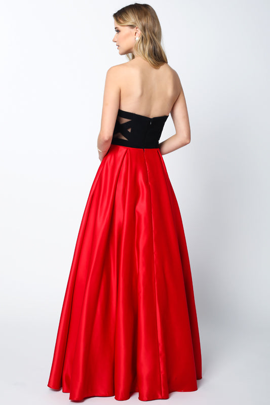Juliet 694 Long Ball Gown Formal Prom Dress