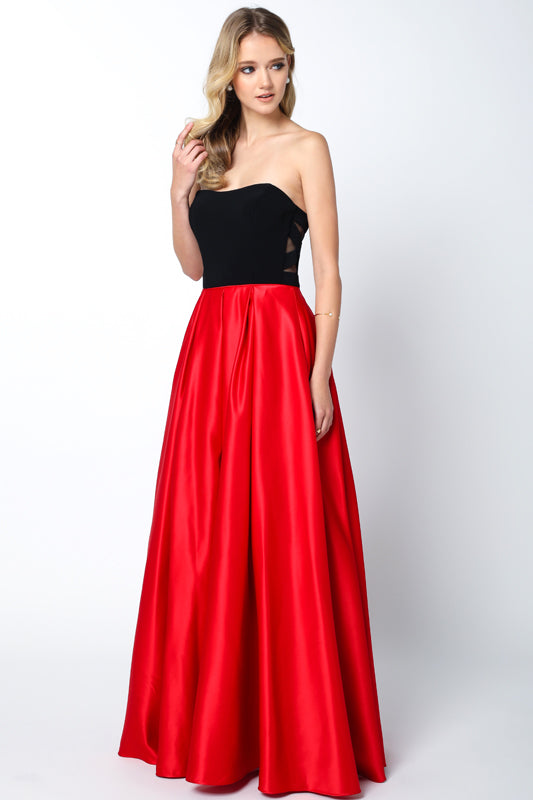 Juliet 694 Long Ball Gown Formal Prom Dress