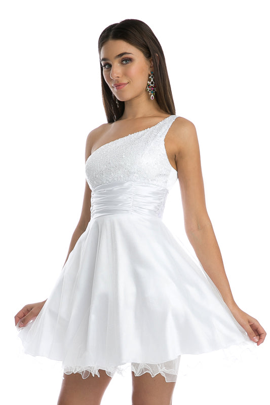 Juliet 733W Short Wedding Sequin Dress