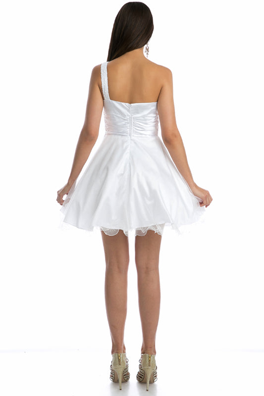 Juliet 733W Short Wedding Sequin Dress