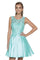 Cocktail Dresses Short Homecoming Pleated Lace Cocktail Dress Jade
