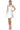 Cocktail Dresses Short Homecoming Pleated Lace Cocktail Dress Off White