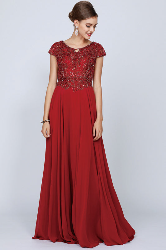 Juliet 657 Long Formal Evening A Line Dress