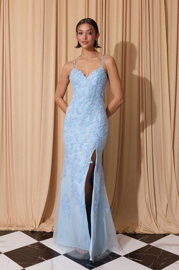 Sweetheart Floor-Length Mesh Prom Dress Lace Eureka Fashion EK189