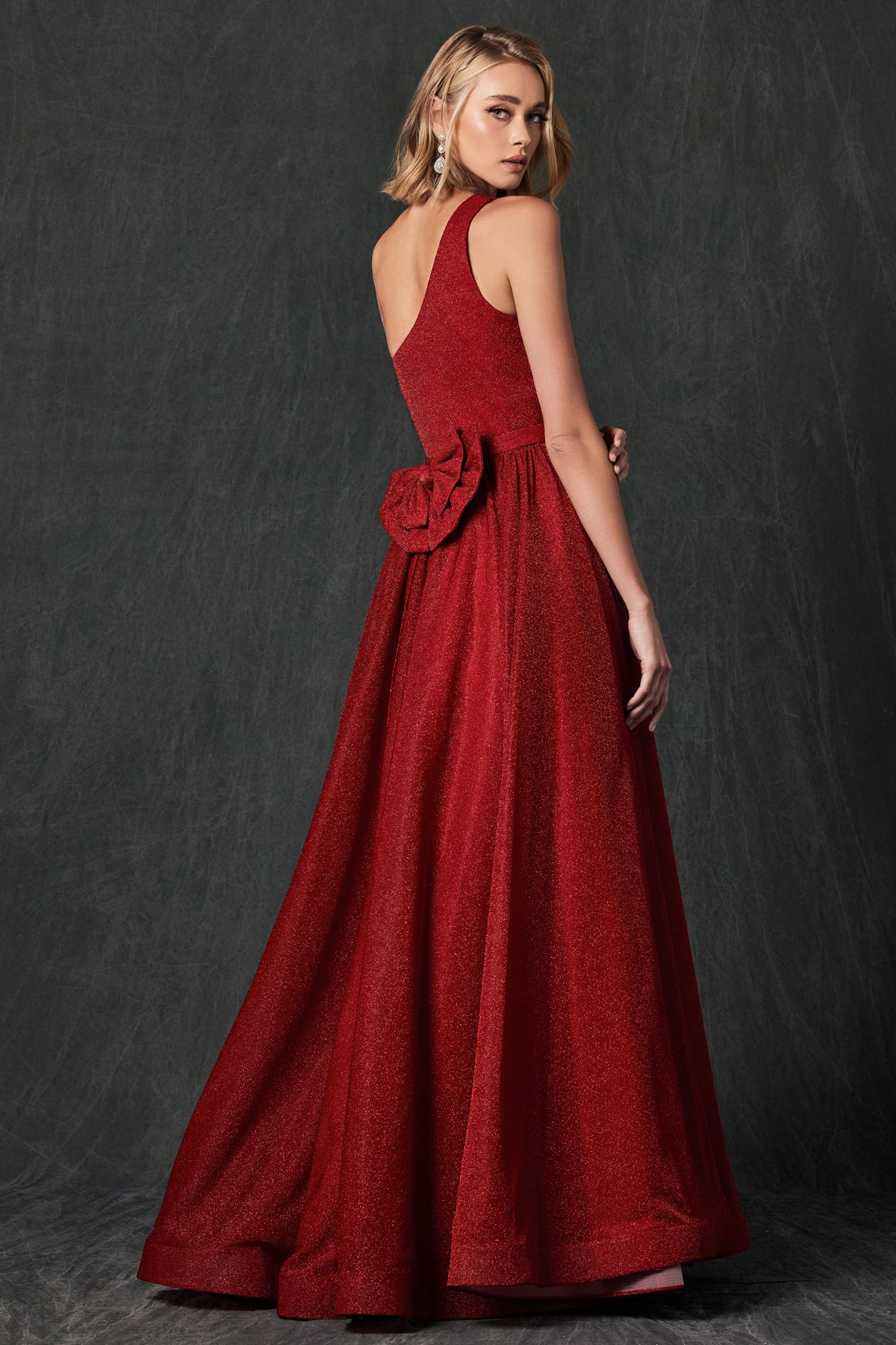 Juliet 205 Long Prom Glitter Formal Evening Dress
