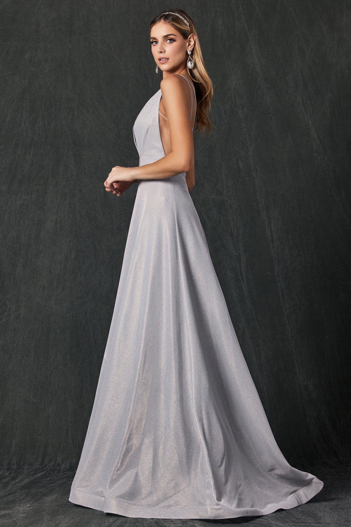Juliet 208 Prom Long Formal Glitter Dress