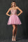 Homecoming Dresses Short A Line Homecoming Beaded Cocktail Dress Blush