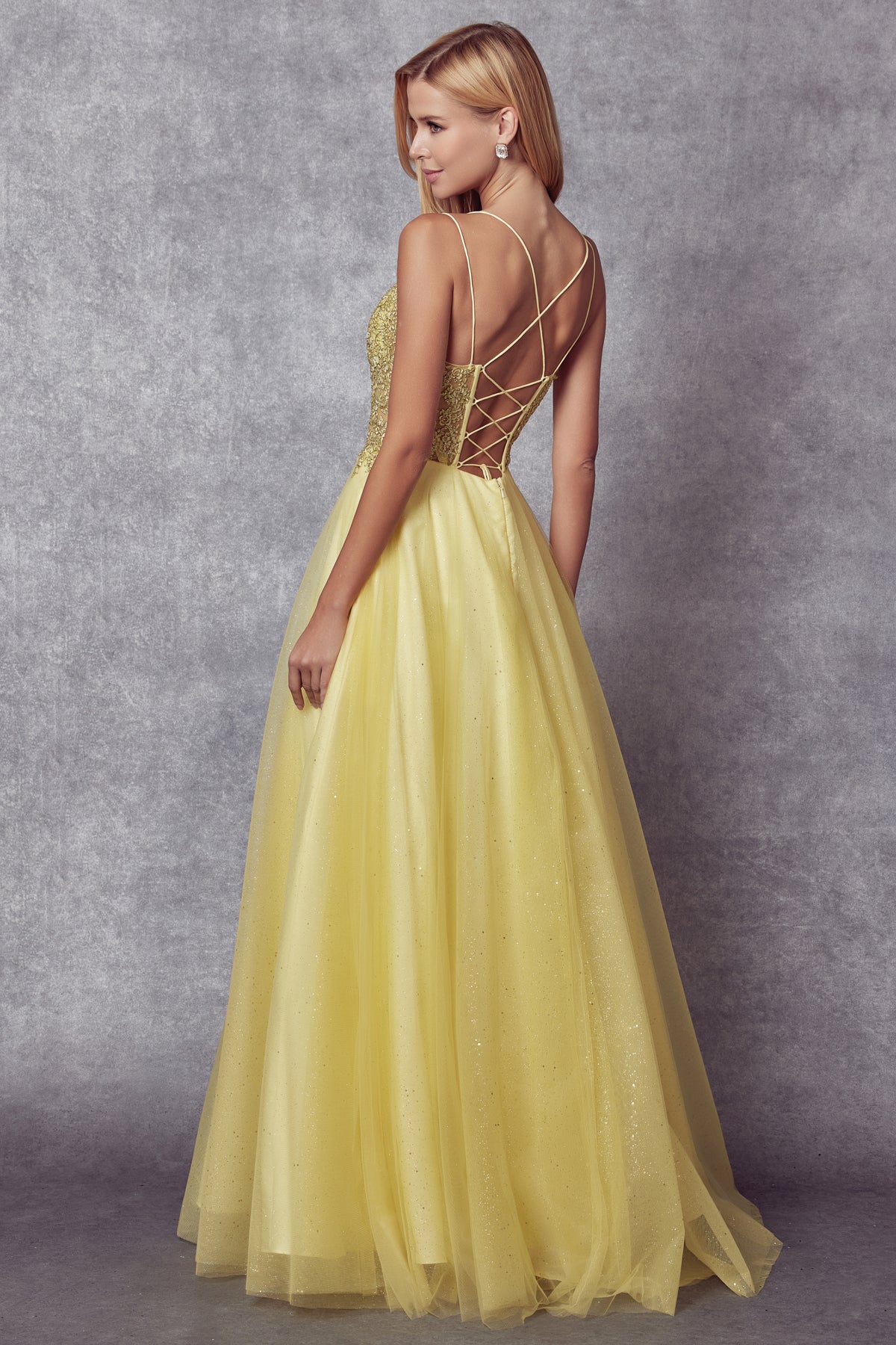 Juliet JT268 Long Ball Gown Formal Prom Dress