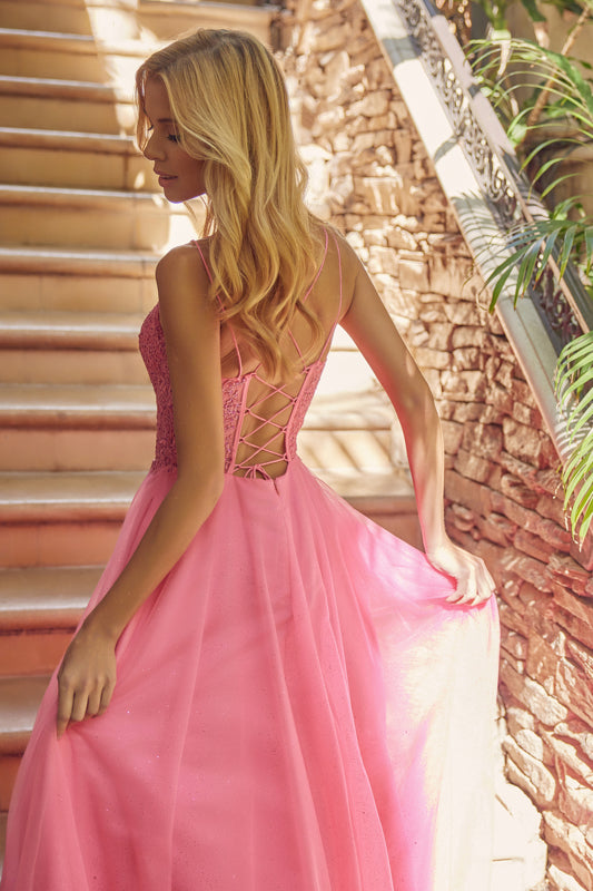 Juliet JT268 Long Ball Gown Formal Prom Dress