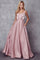 Prom Dresses Long Formal Prom A Line Dress Mauve