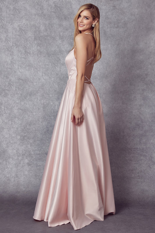 Juliet JT687 Formal Long A Line Evening Prom Dress