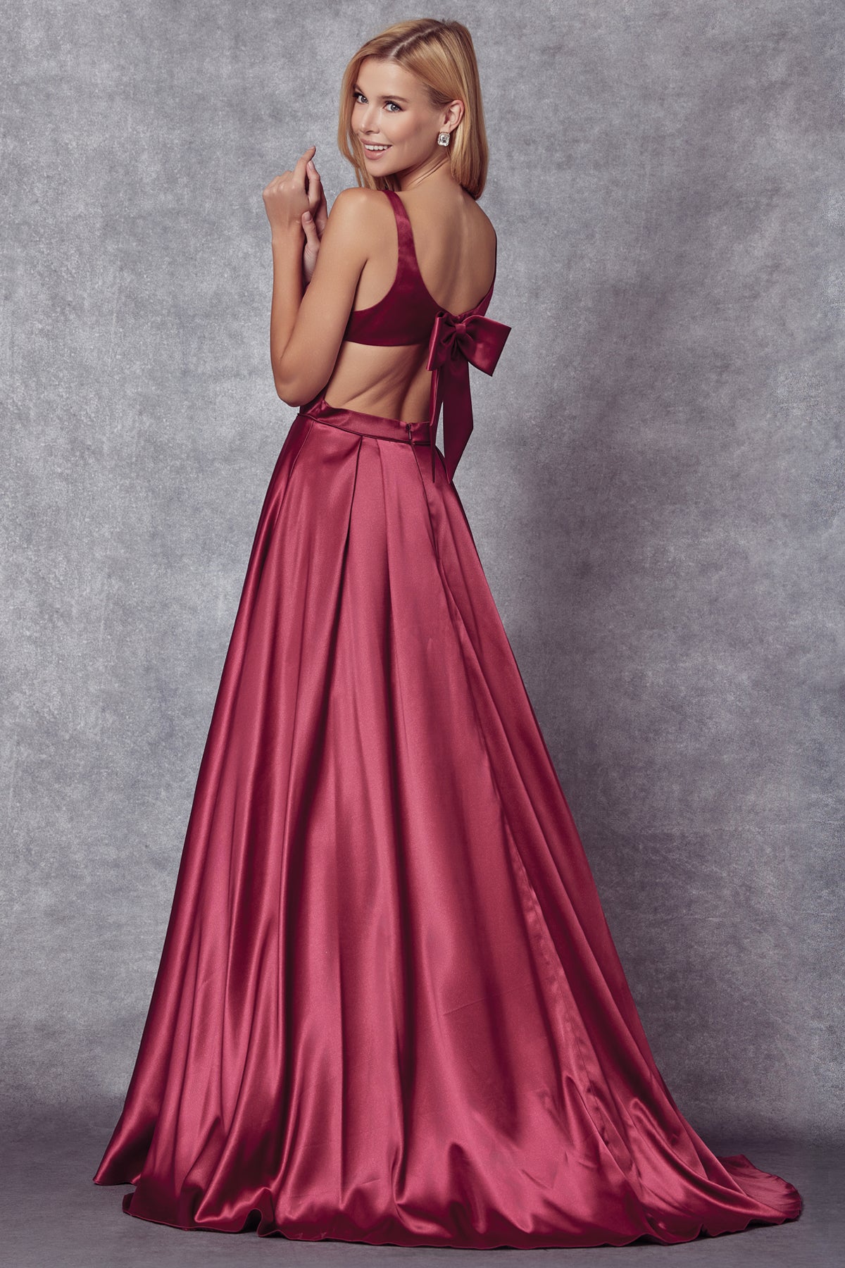 Juliet 691 Ball Gown A Line Long Formal Prom Dress