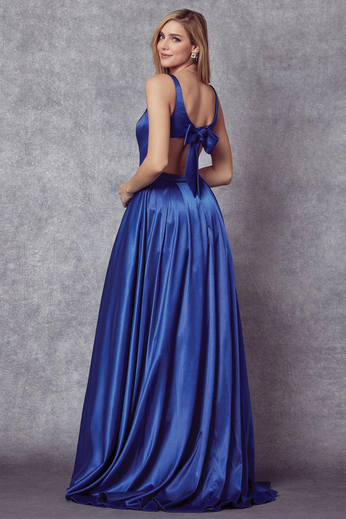 Juliet 691 Ball Gown A Line Long Formal Prom Dress