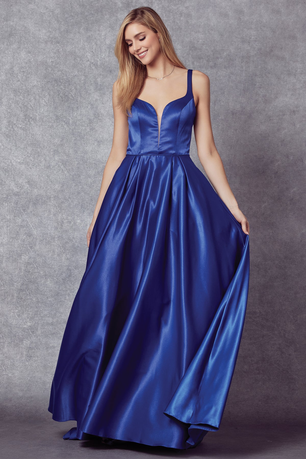 Juliet 691 Ball Gown A Line Long Formal Prom Dress