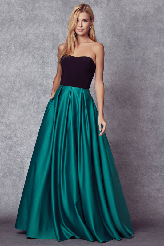 Juliet 694 Long Ball Gown Formal Prom Dress