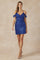 Cocktail Dresses Fitted Short Cocktail Sequin Dress Royal Blue