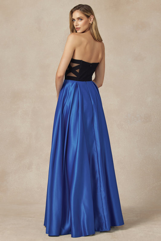 Juliet 694 Long Ball Gown Formal Prom Dress