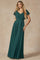 Formal Dresses Long Formal A Line Evening Dress Emerald Green
