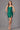 Cocktail Dresses Fitted Short Slit Mini Cocktail Dress Emerald Green