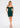 Cocktail Dresses Fitted Short Sequin Slit Cocktail Dress Emerald Green