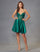 Cocktail Dresses A Line Short Cocktail Sequin Dress Emerald Green