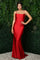 Prom Dresses Long Fitted Formal Prom Dress Dark Red