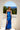 Prom Dresses Fitted Long Corset Prom Formal Metallic Dress Royal Blue
