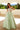 Prom Dresses Long Ball Gown Floral Applique Prom Dress Sage Green