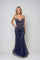 Prom Dresses Short Fitted Formal Evening Prom Dress Navy Blue