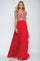Prom Dresses A Line Formal Long Beaded Prom Dress Red