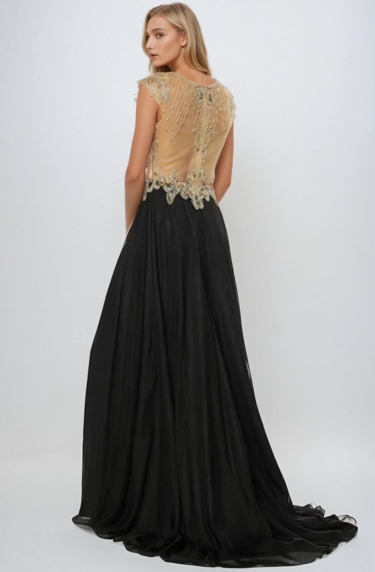 Juliet 636 Formal Long Slit Evening Dress