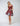Homecoming Dresses Short Floral Print Two Piece Homecoming Dress Burgundy